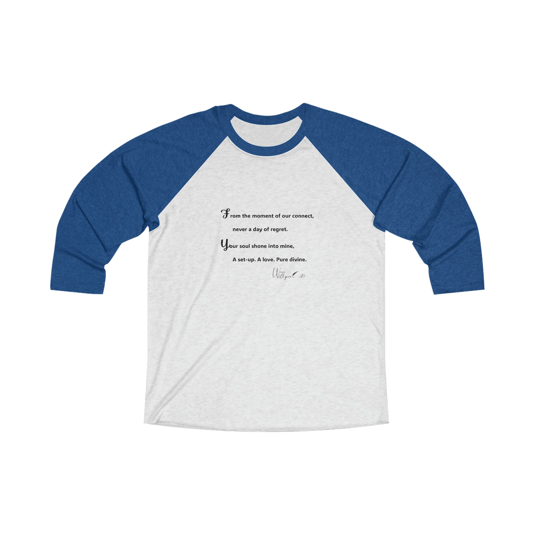 Unisex Tri-Blend 3\4 Raglan Tee