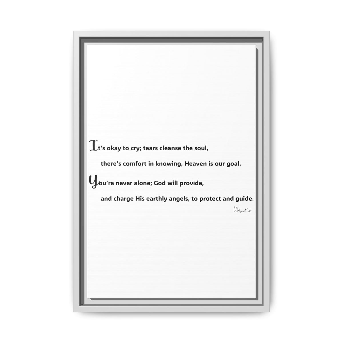 Matte Canvas, Framed (Multi-color)
