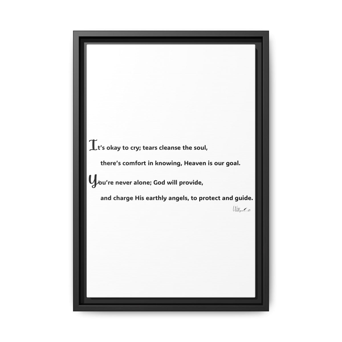 Matte Canvas, Framed (Multi-color)
