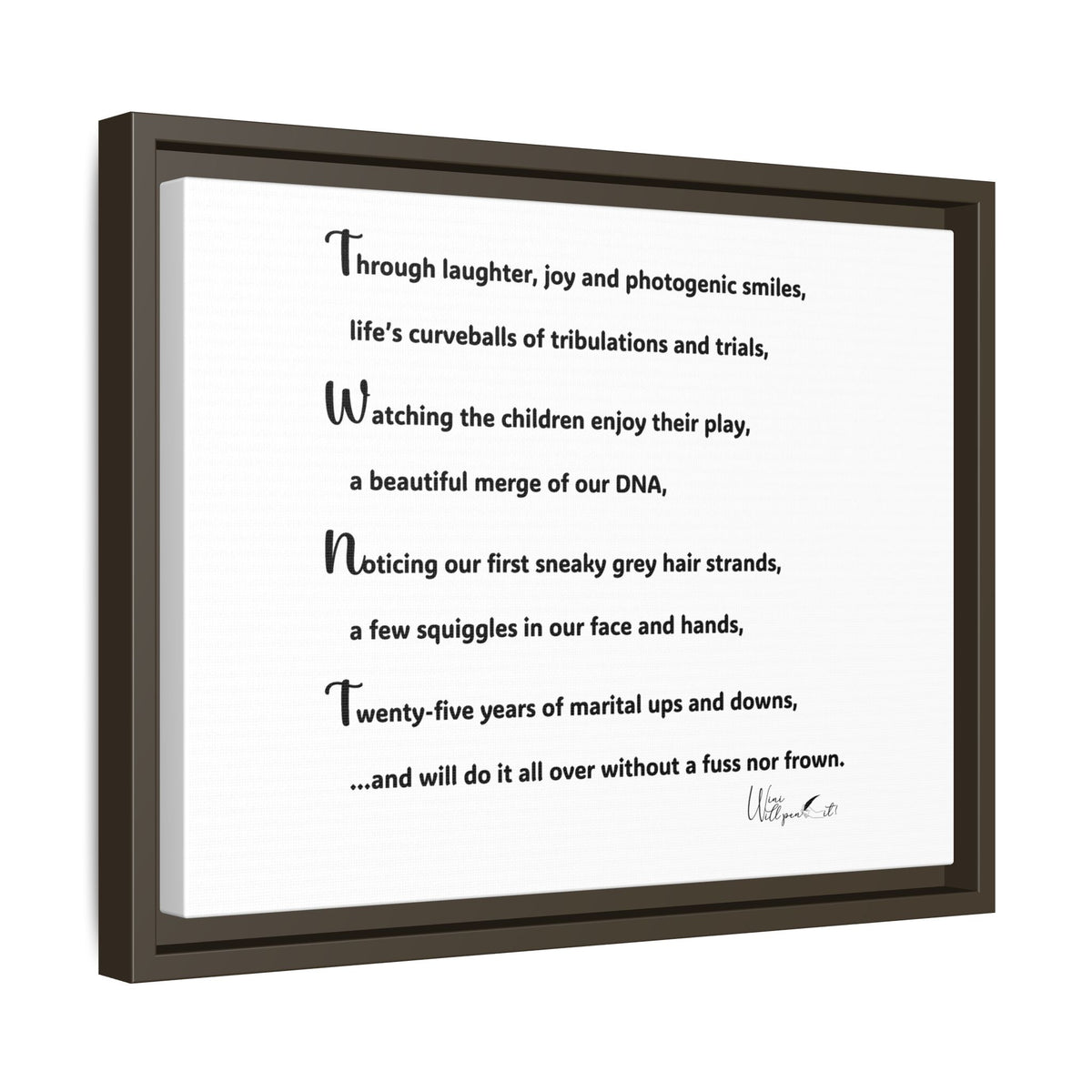 Matte Canvas, Framed (Multi-color)