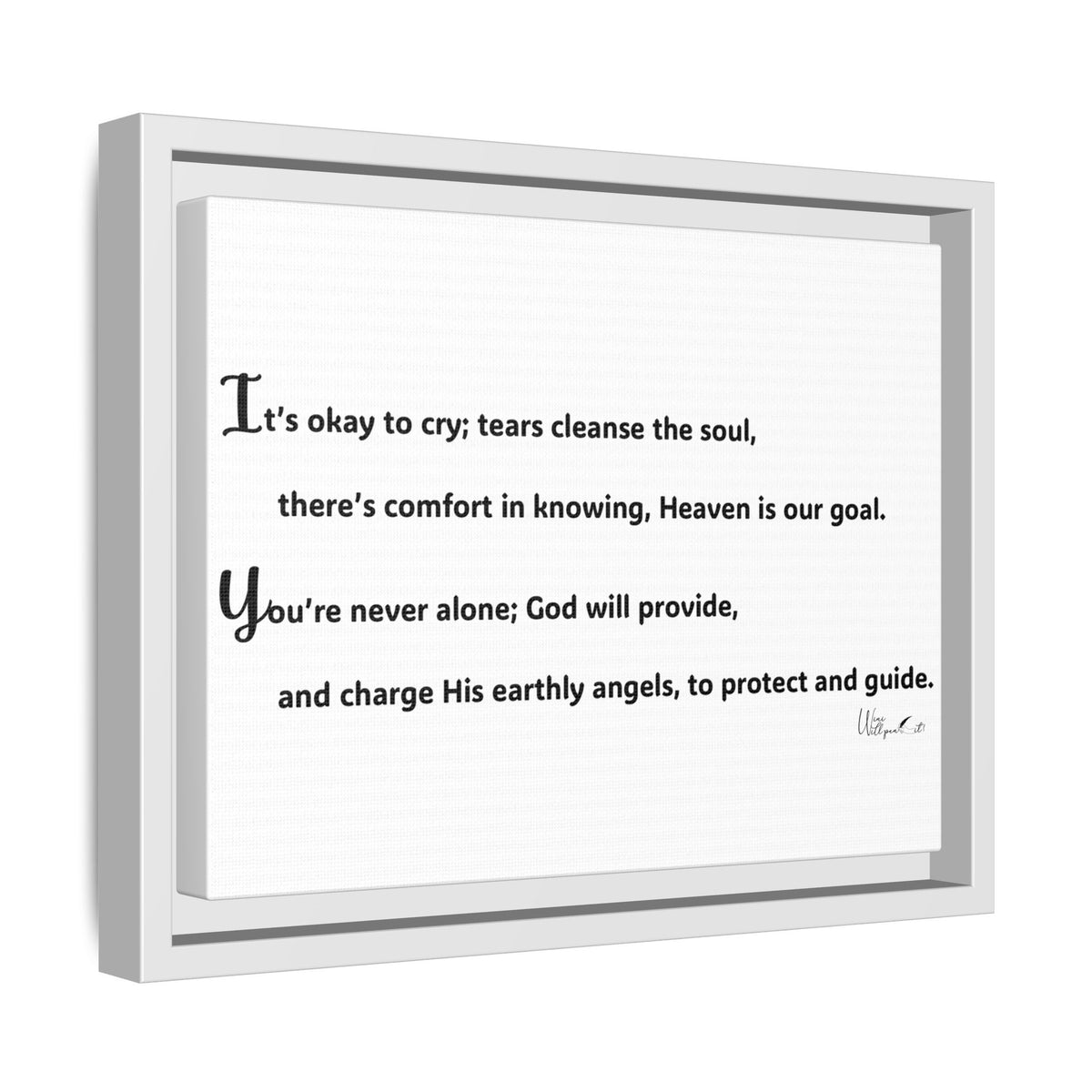 Matte Canvas, Framed (Multi-color)