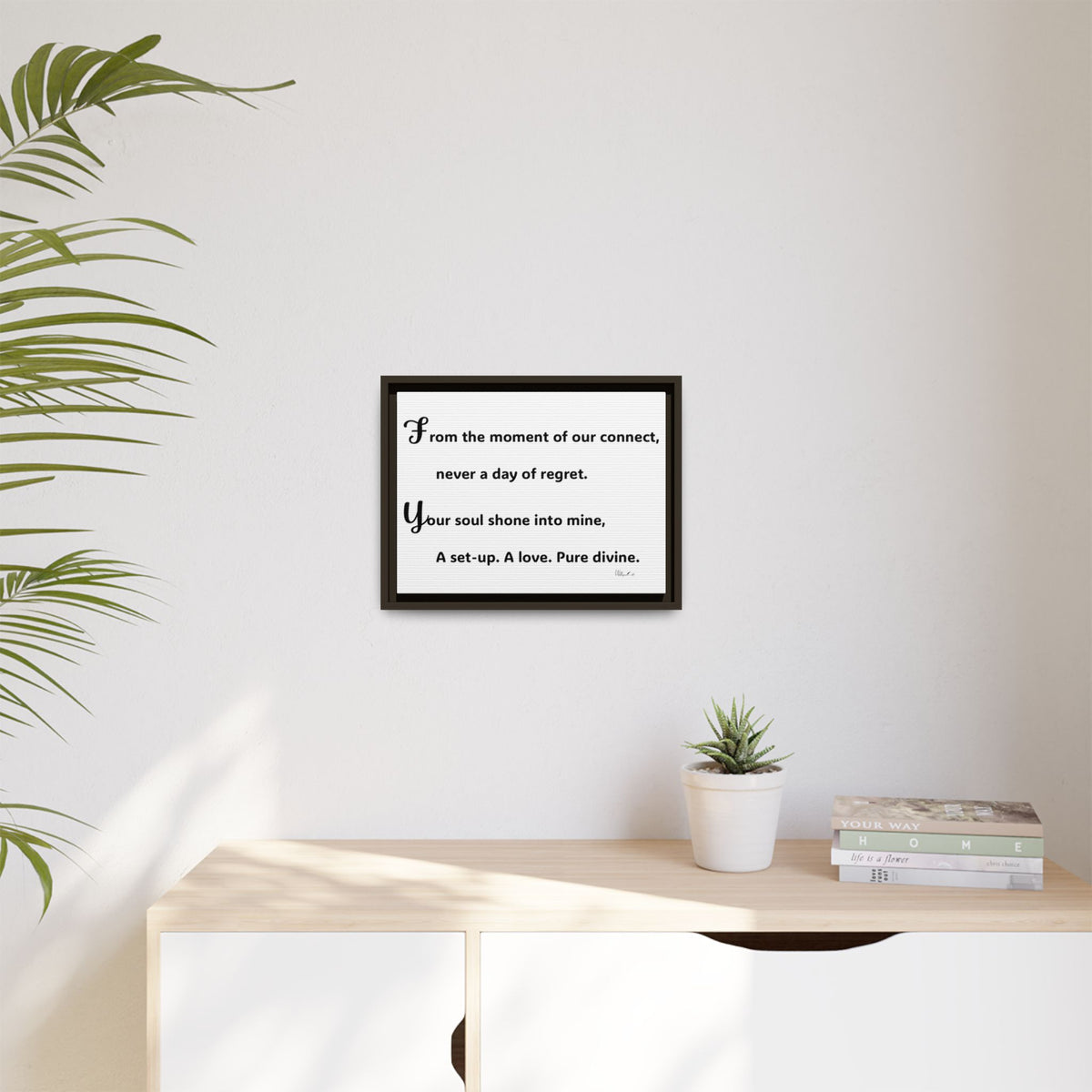 Matte Canvas, Framed (Multi-color)