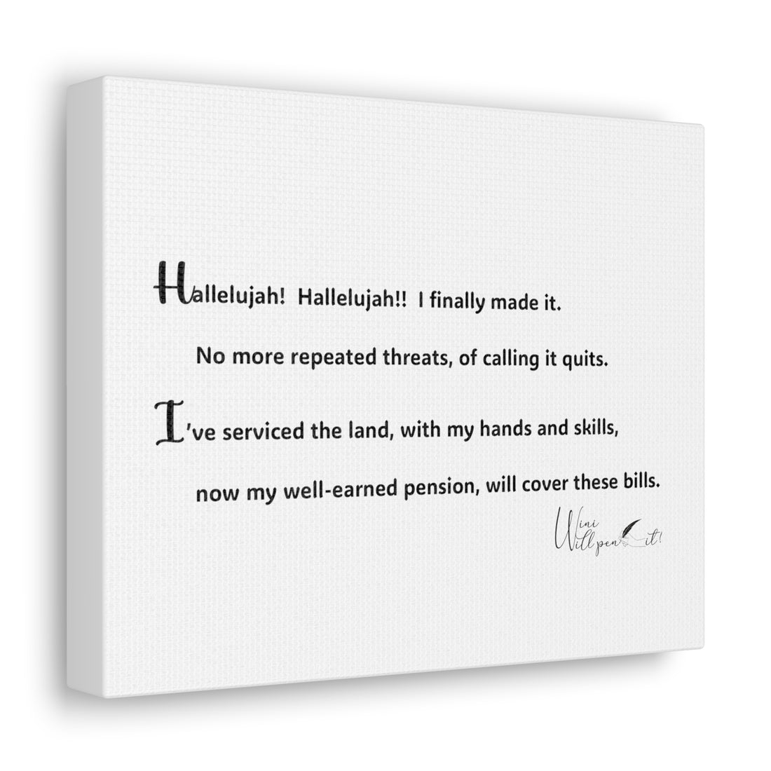 Canvas Gallery Wraps