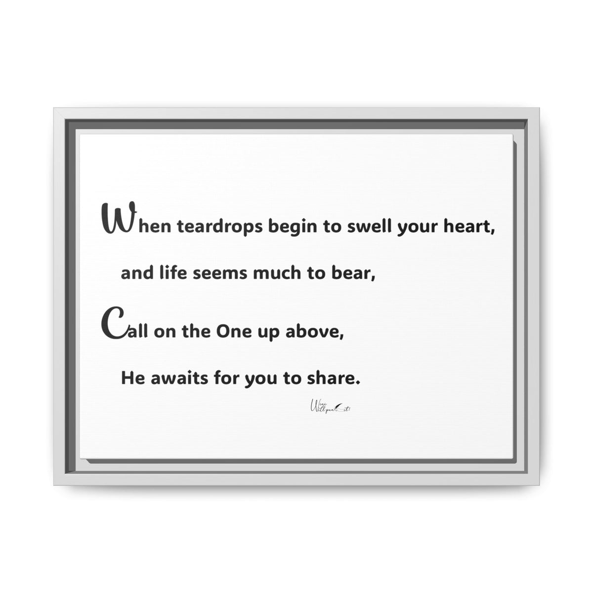 Matte Canvas, Framed (Multi-color)