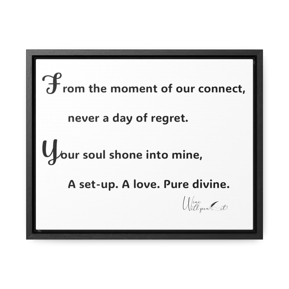 Gallery Canvas Wraps, Horizontal Frame