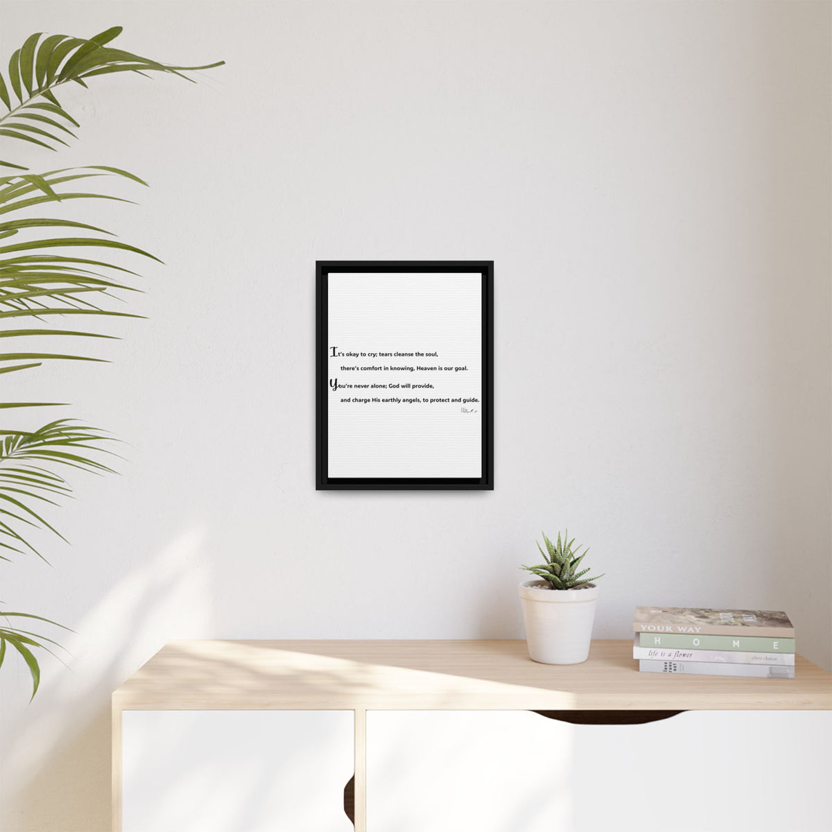 Matte Canvas, Framed (Multi-color)