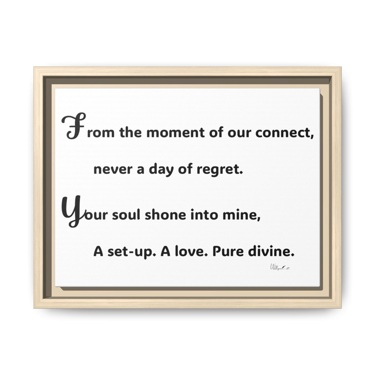Matte Canvas, Framed (Multi-color)