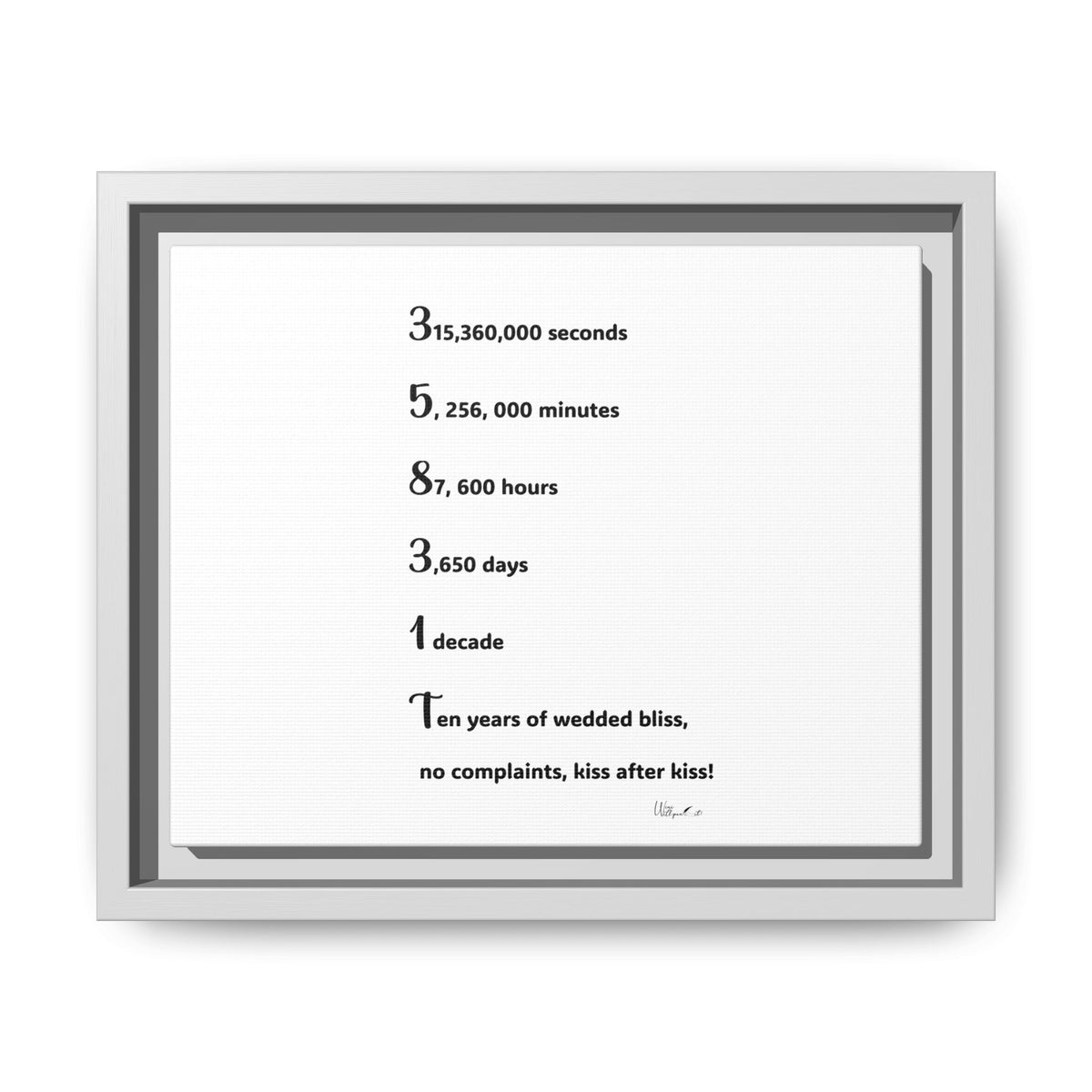 Matte Canvas, Framed (Multi-color)