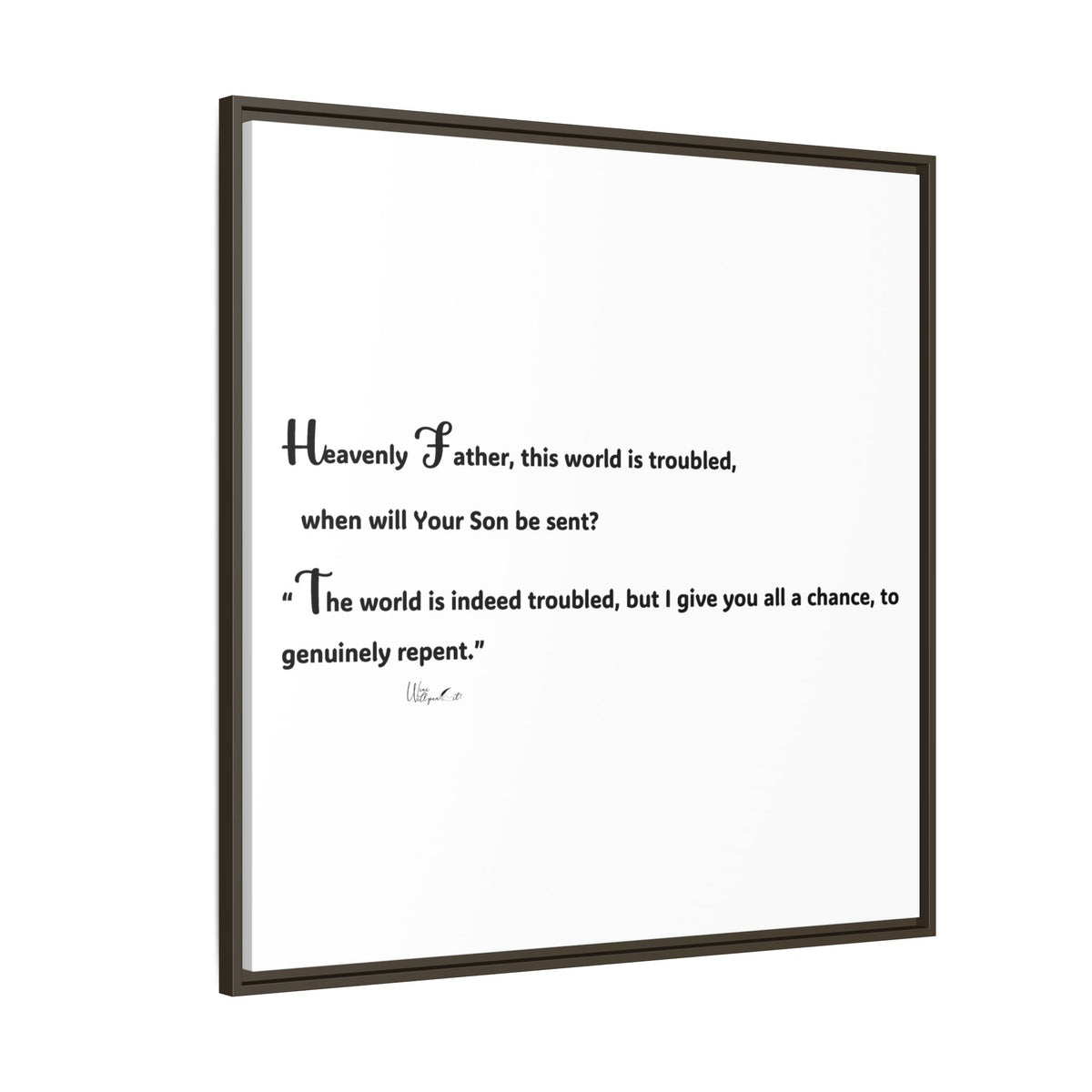 Matte Canvas, Framed (Multi-color)