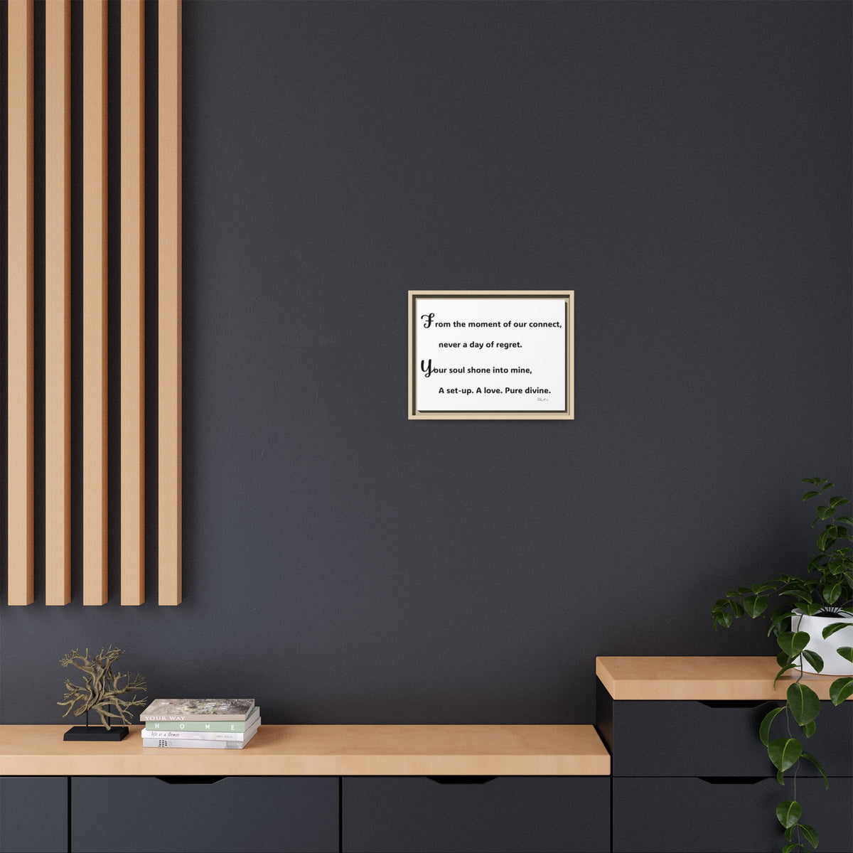 Matte Canvas, Framed (Multi-color)