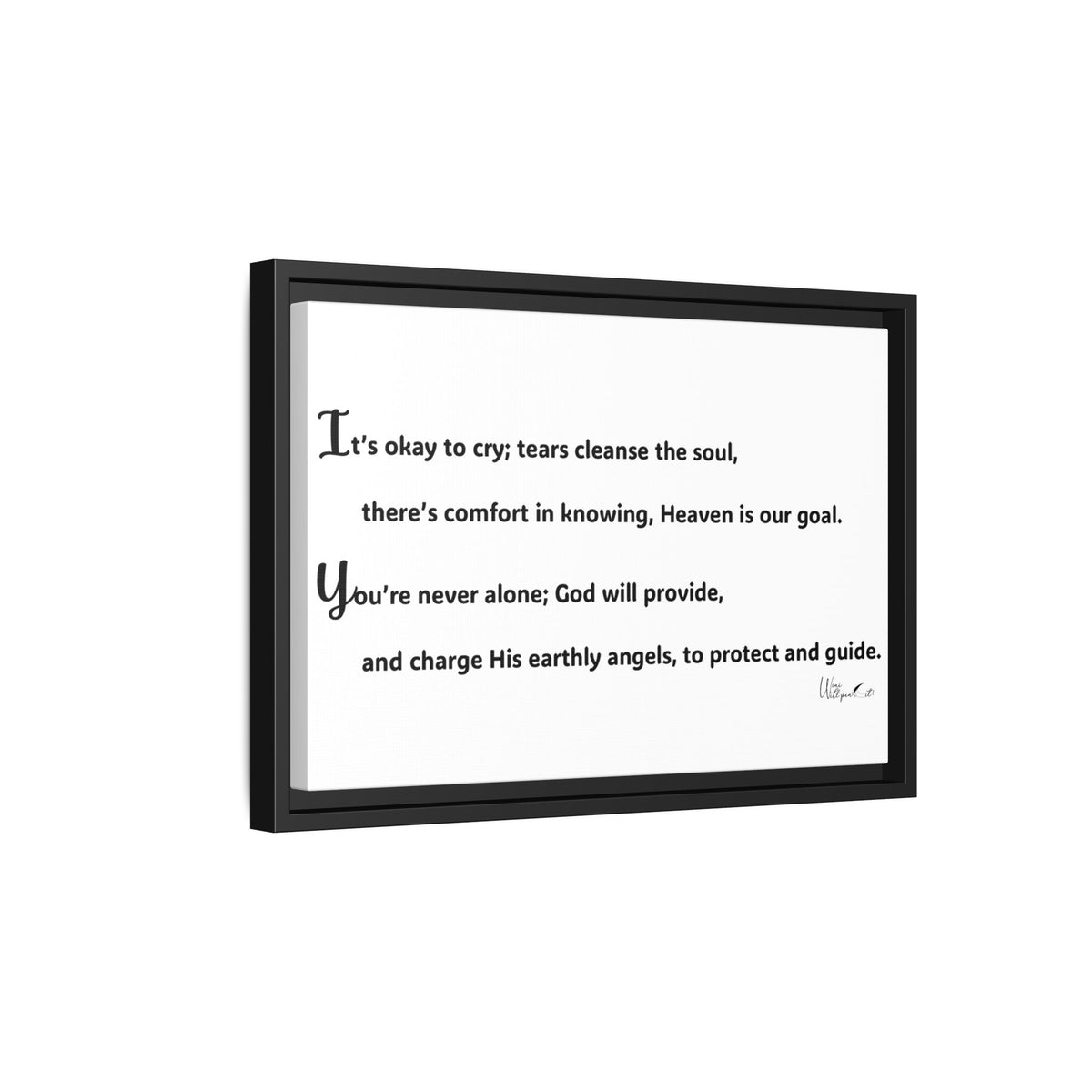 Matte Canvas, Framed (Multi-color)