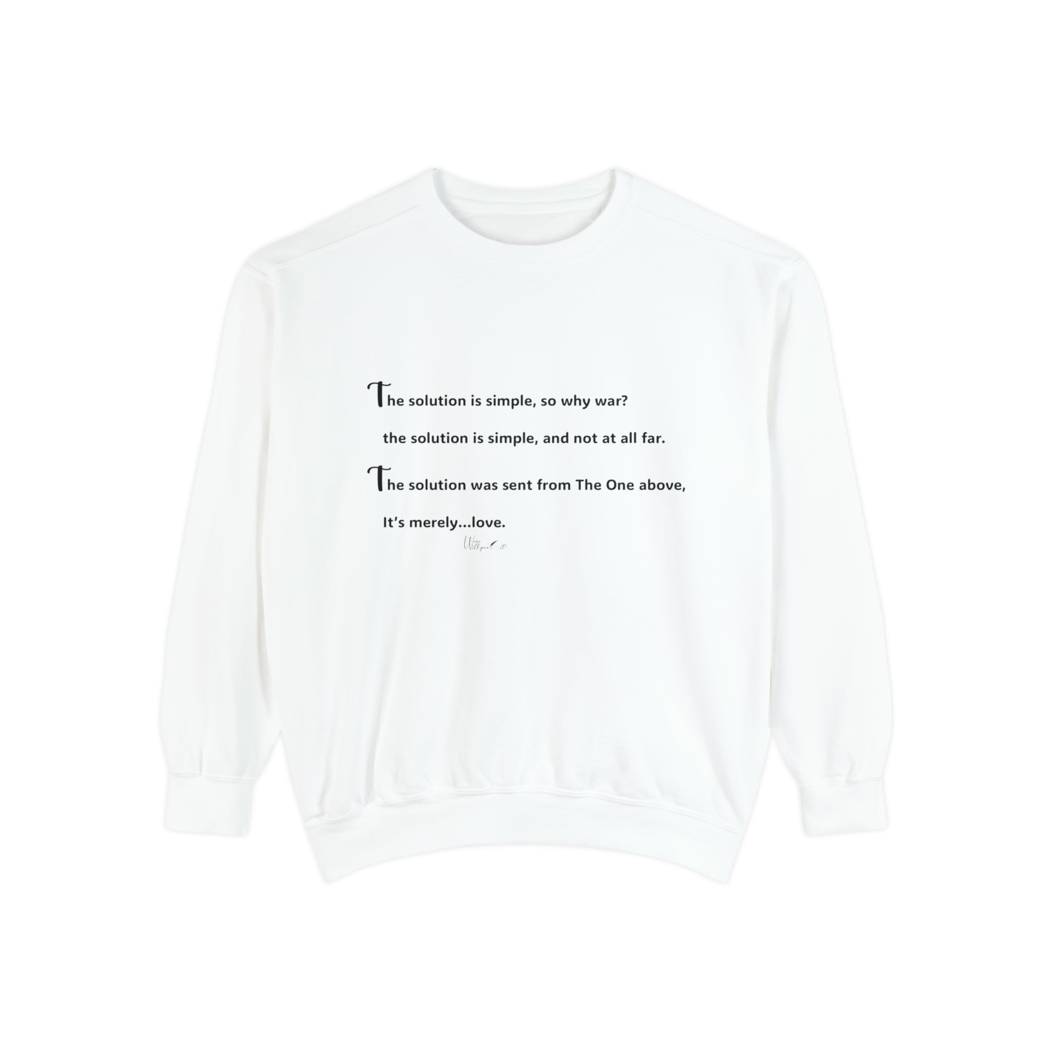 Unisex Garment-Dyed Sweatshirt