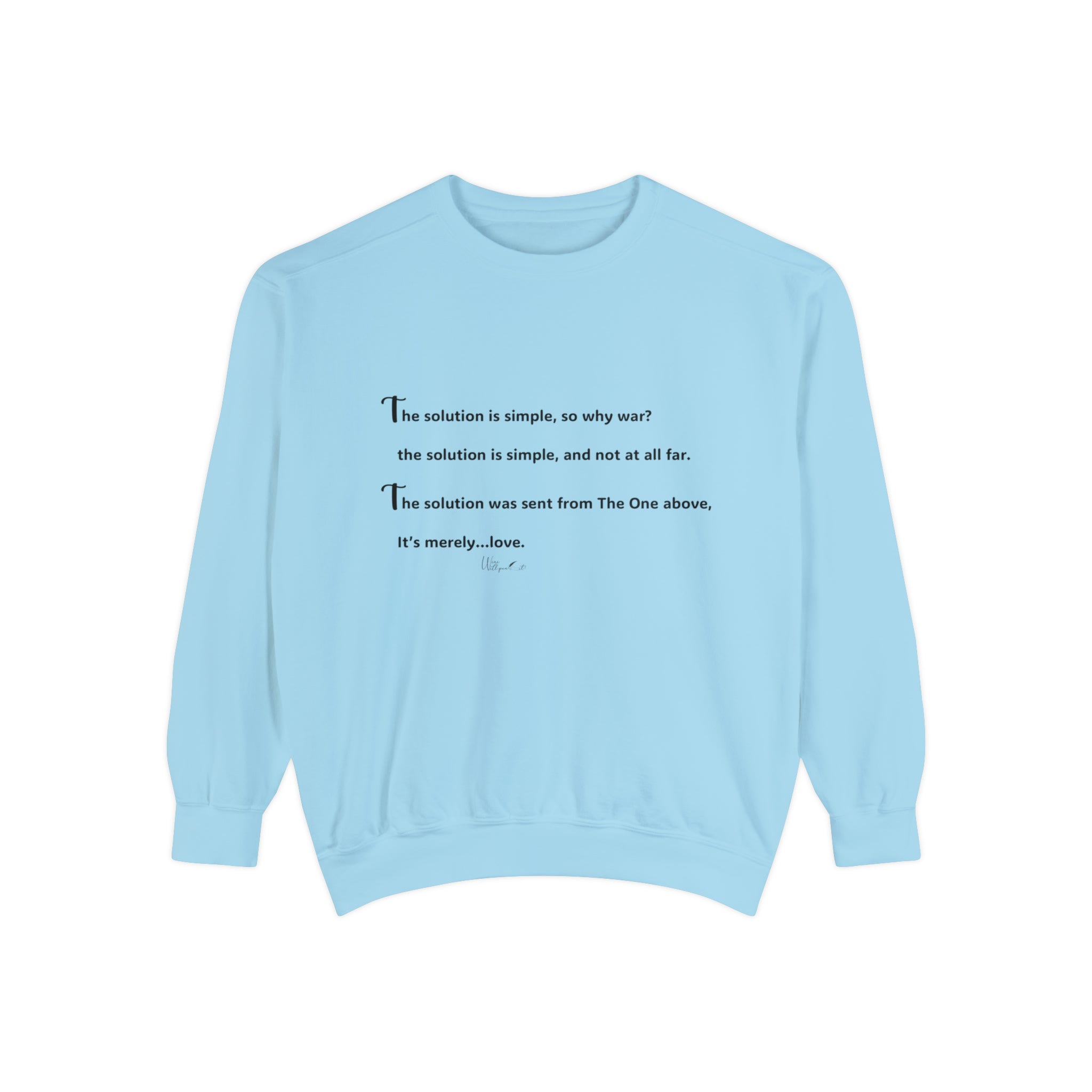 Unisex Garment-Dyed Sweatshirt
