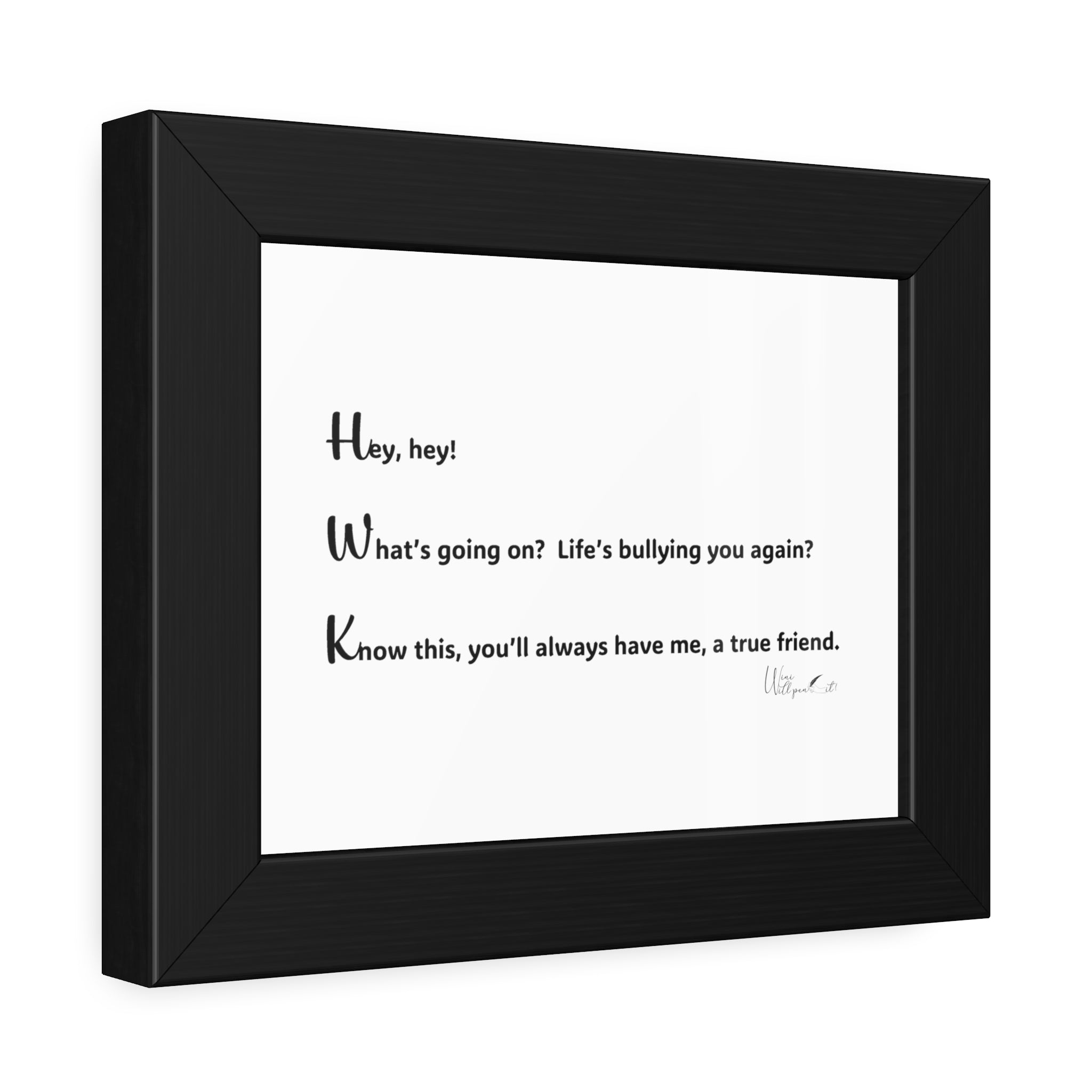 Framed Paper Posters