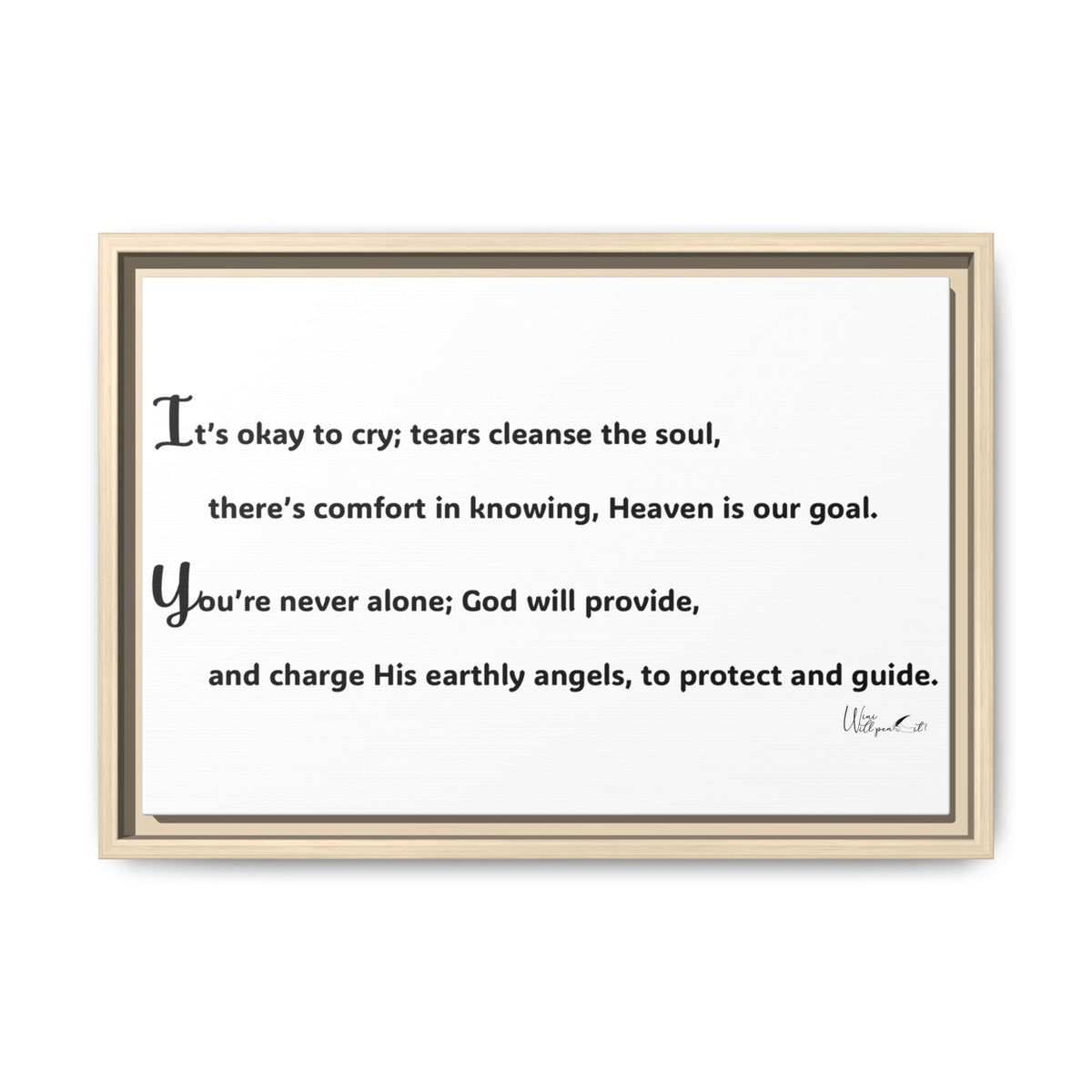 Matte Canvas, Framed (Multi-color)