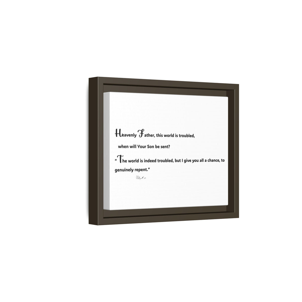 Matte Canvas, Framed (Multi-color)