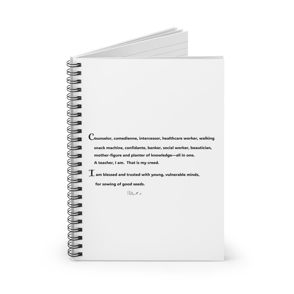 Spiral Notebook - Ruled Line