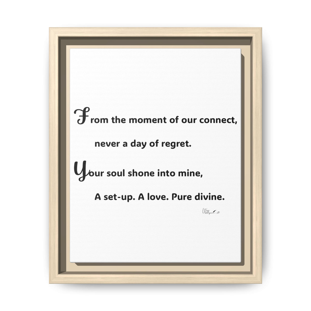 Matte Canvas, Framed (Multi-color)