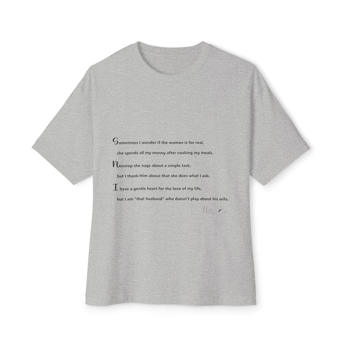 Unisex Oversized Boxy Tee