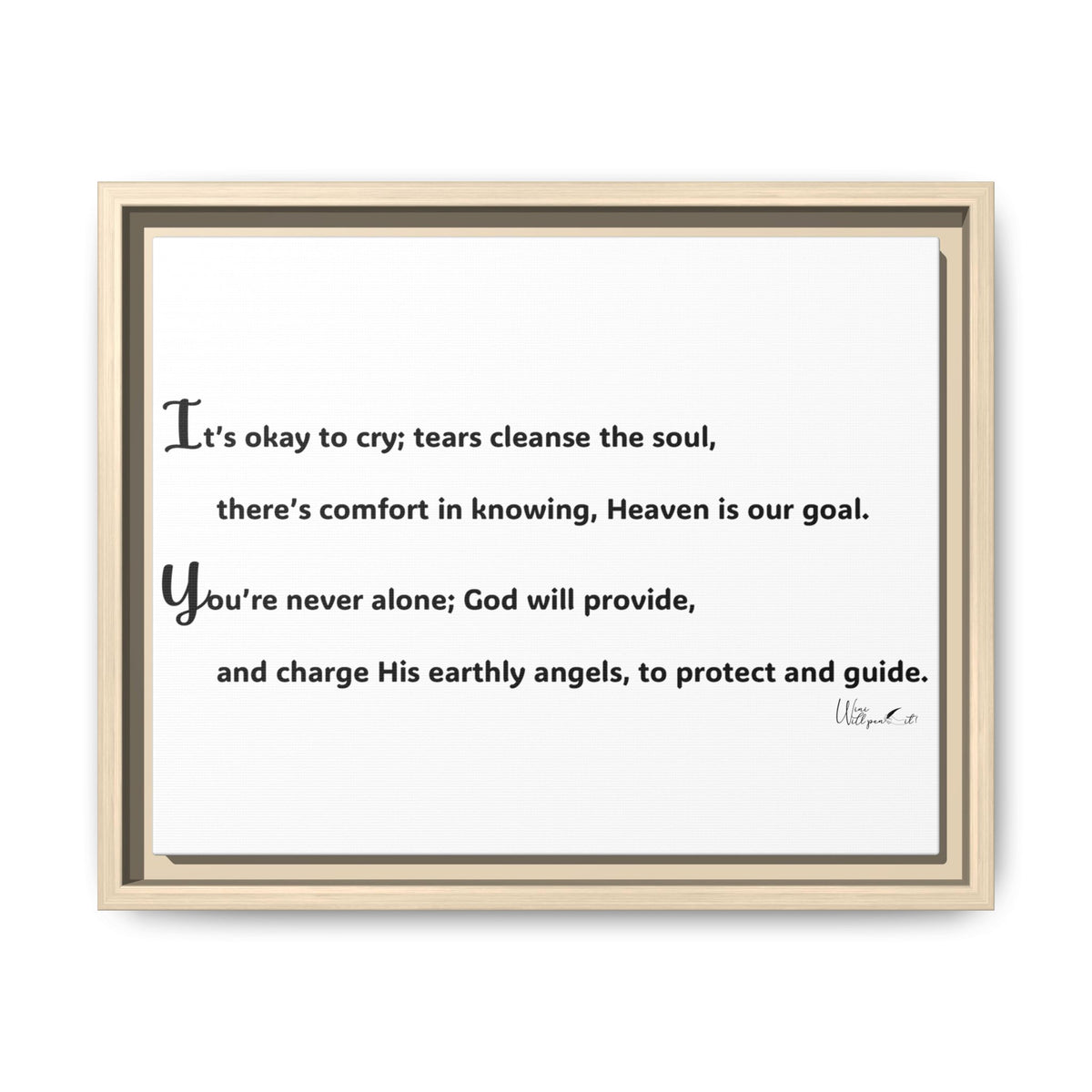 Matte Canvas, Framed (Multi-color)