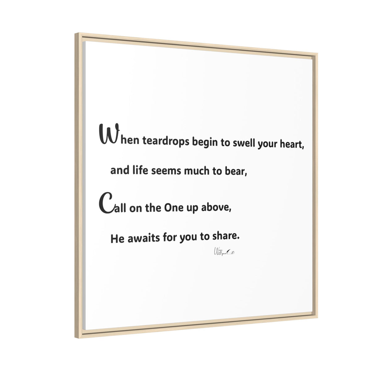 Matte Canvas, Framed (Multi-color)