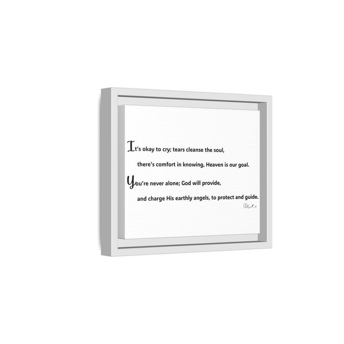 Matte Canvas, Framed (Multi-color)