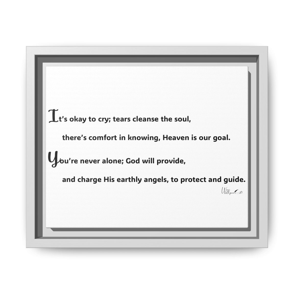 Matte Canvas, Framed (Multi-color)