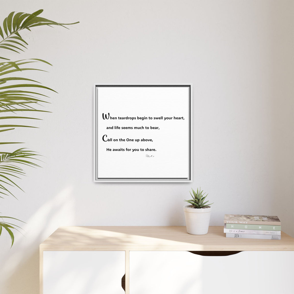 Matte Canvas, Framed (Multi-color)