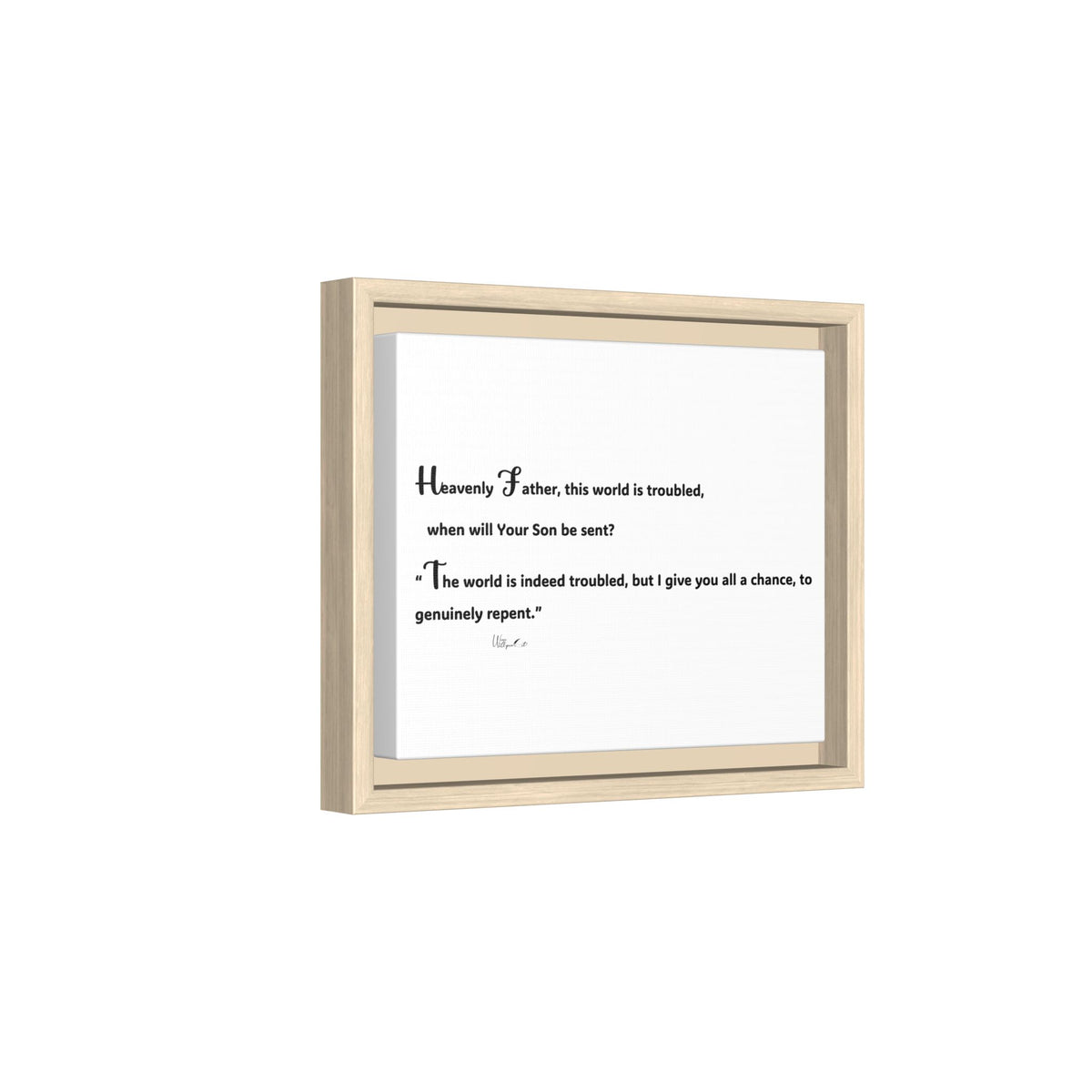 Matte Canvas, Framed (Multi-color)