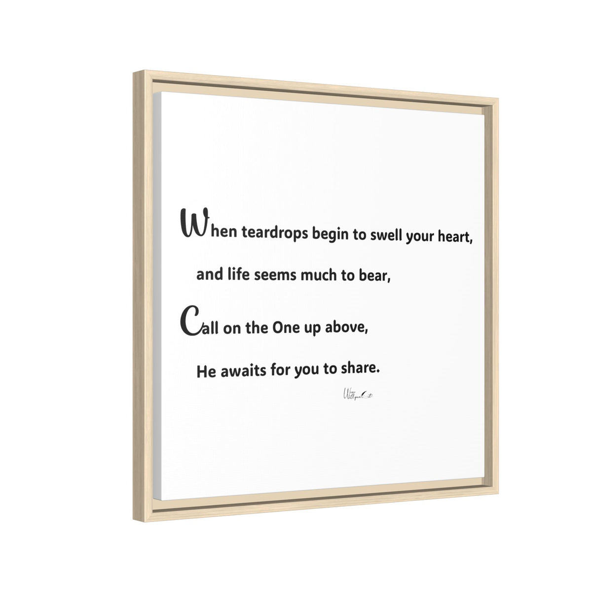 Matte Canvas, Framed (Multi-color)