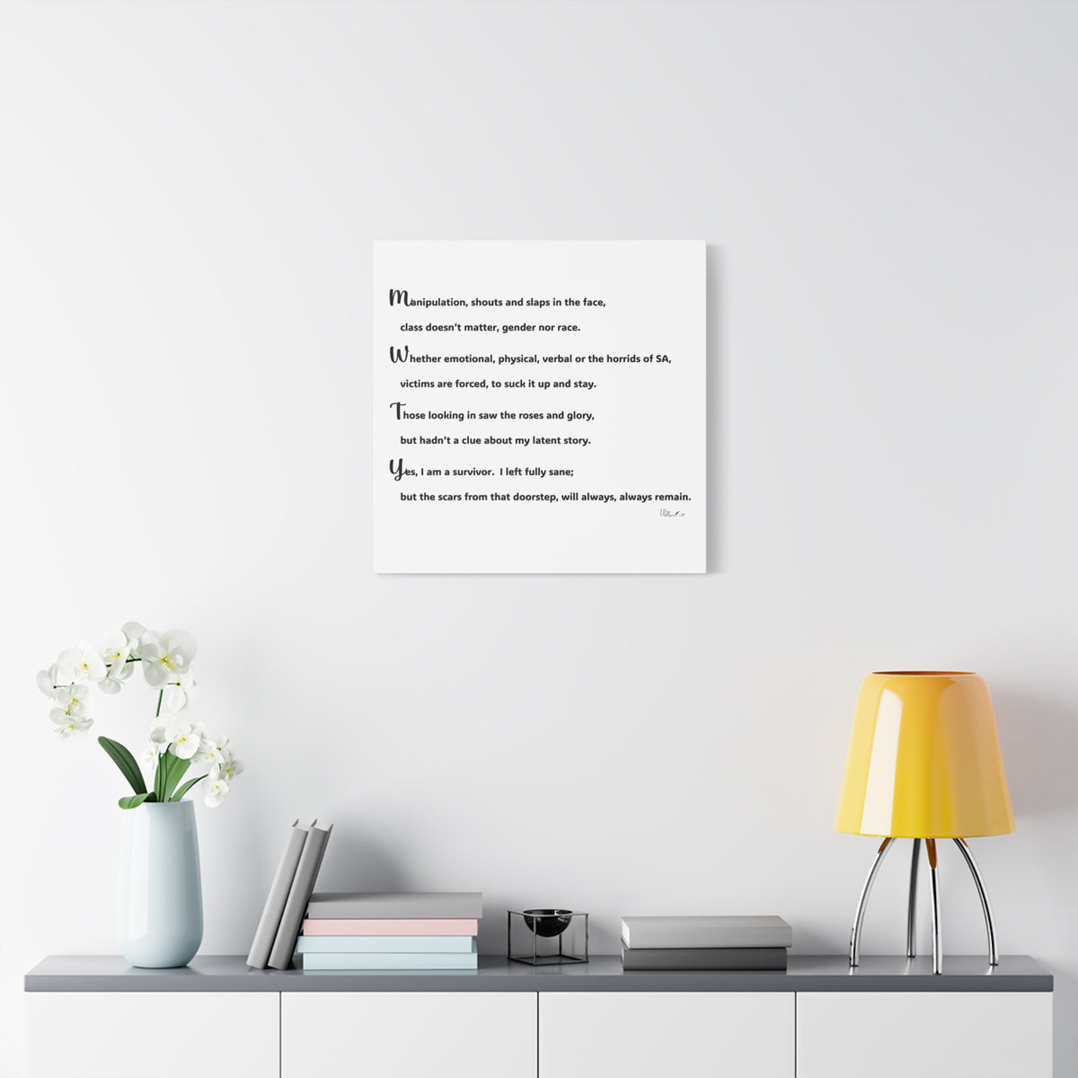 Matte Canvas, Stretched, 1.25"