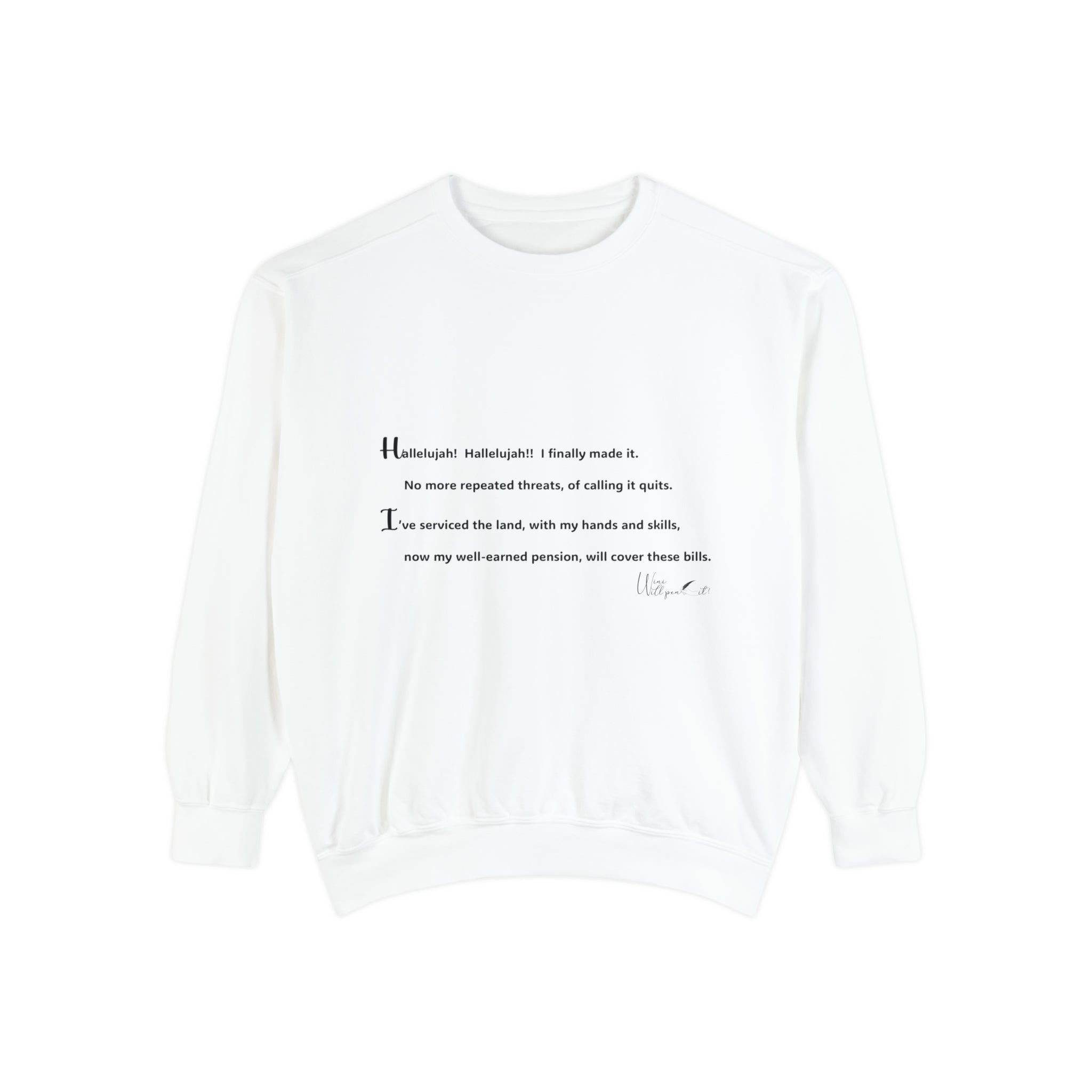 Unisex Garment-Dyed Sweatshirt