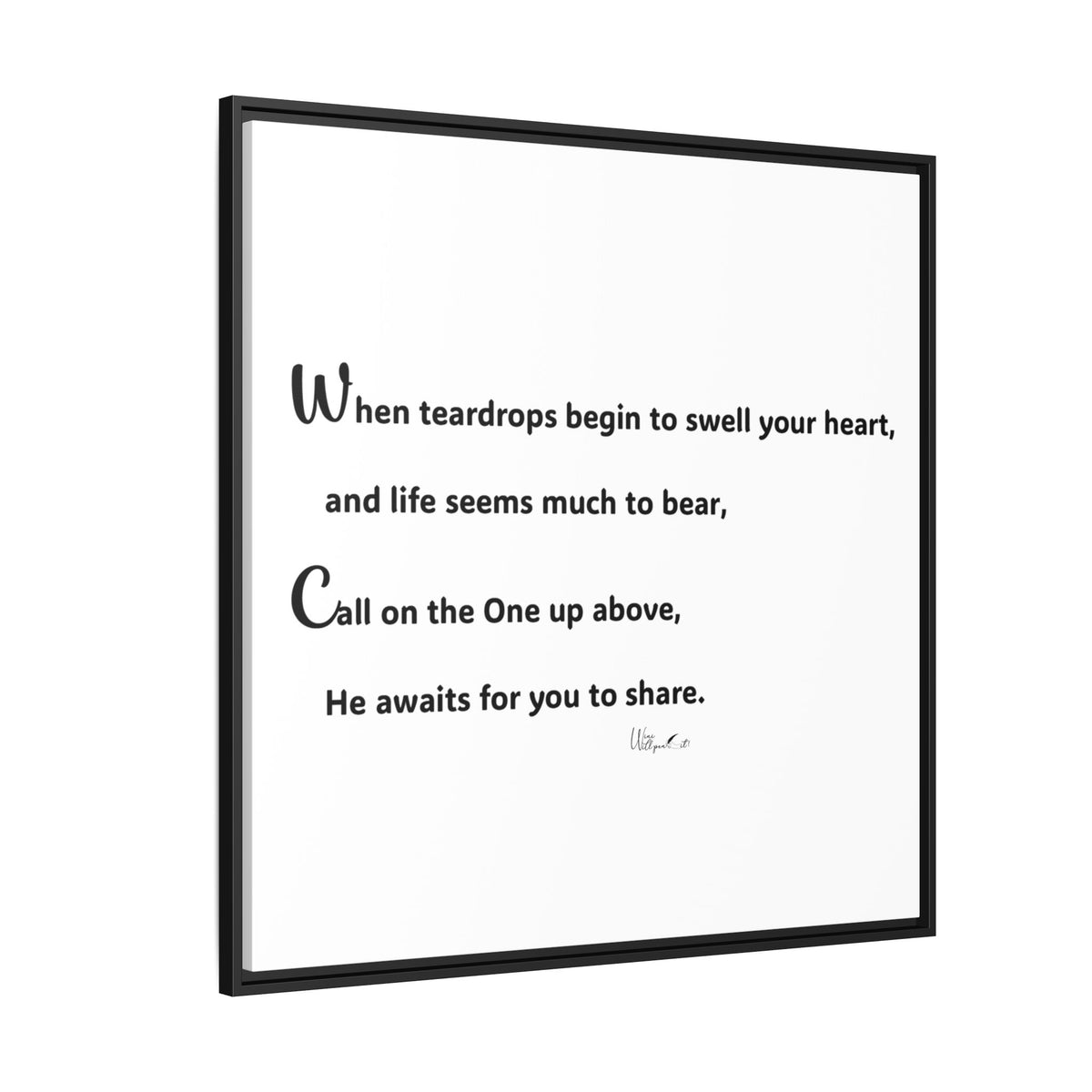 Matte Canvas, Framed (Multi-color)