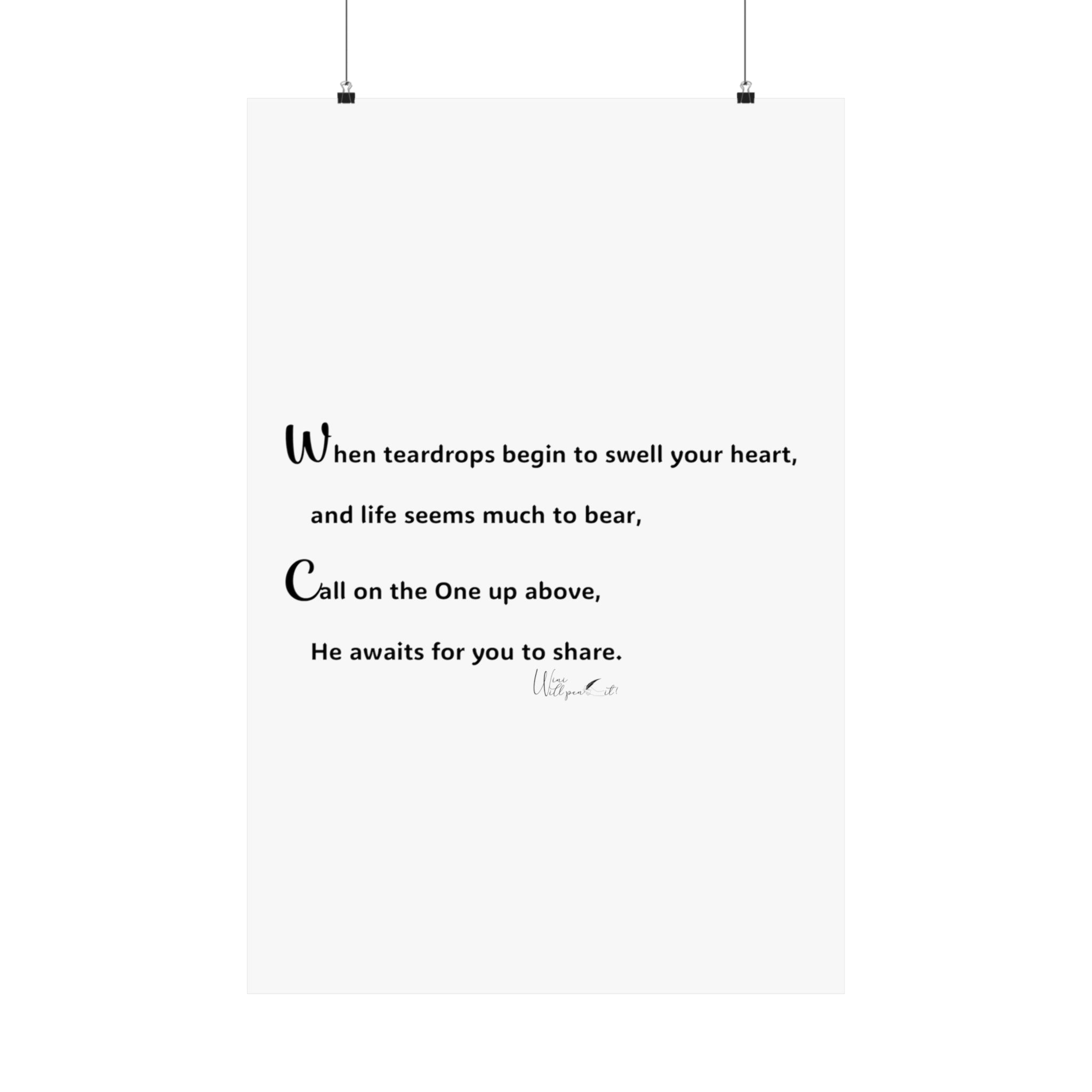 Matte Vertical Posters