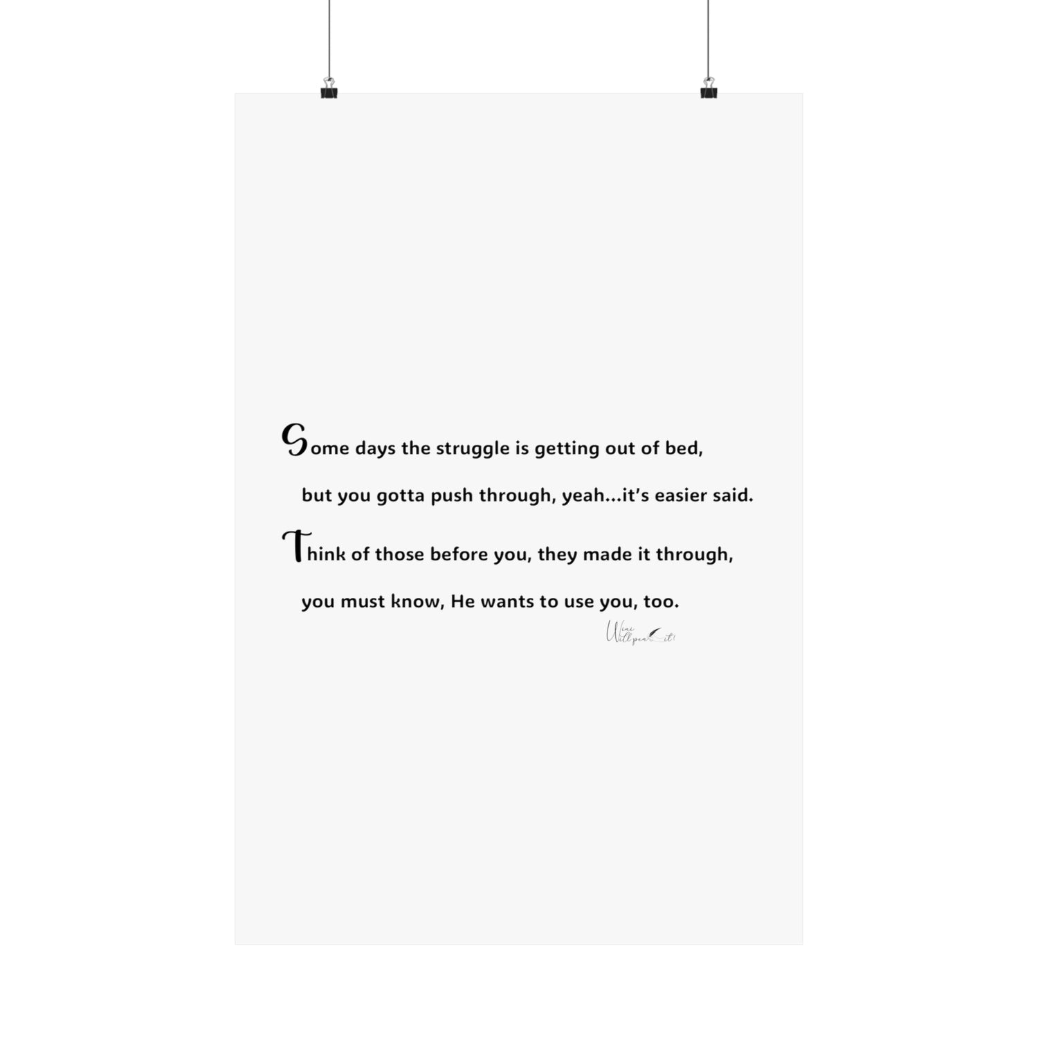 Matte Vertical Posters