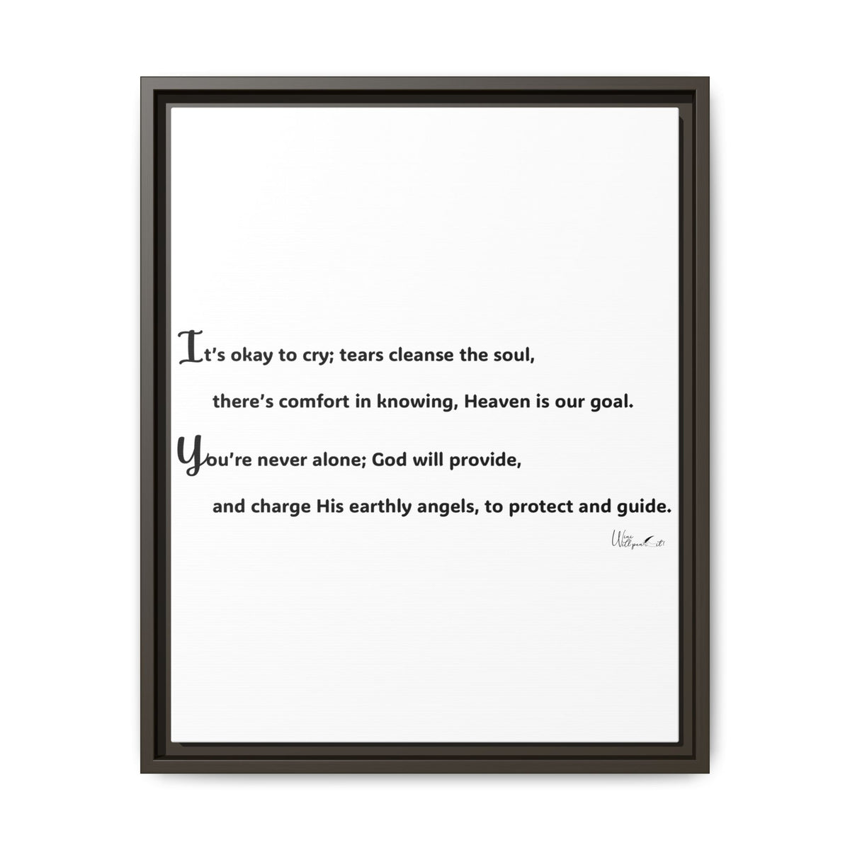 Matte Canvas, Framed (Multi-color)