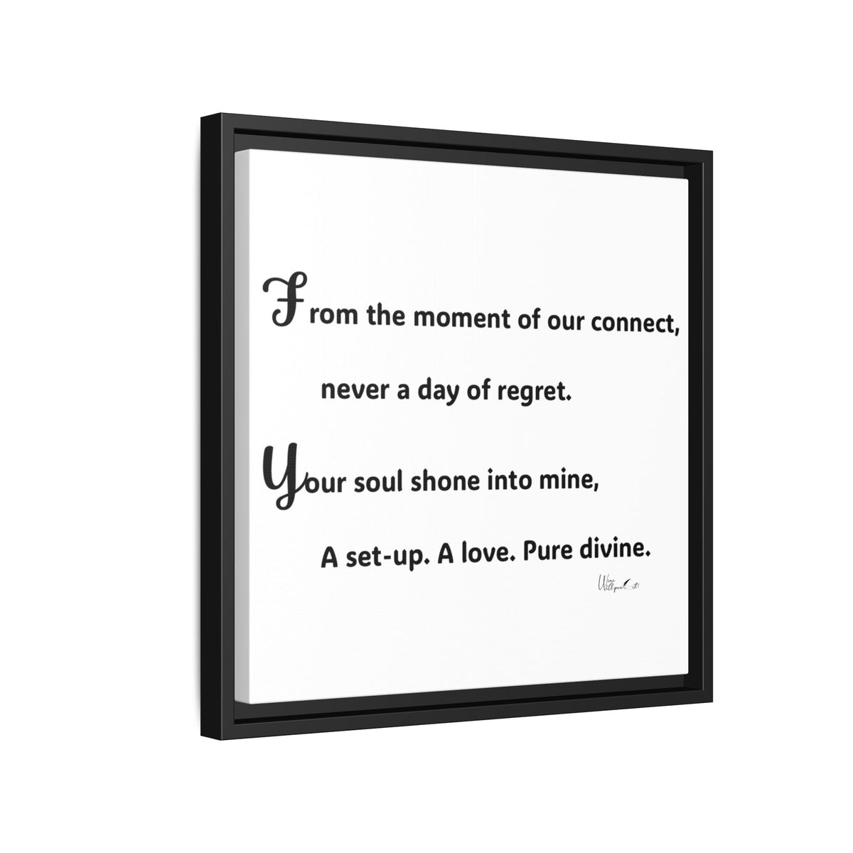 Matte Canvas, Framed (Multi-color)