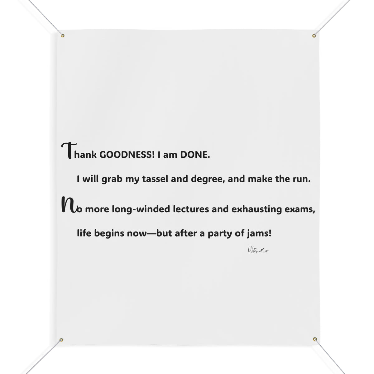 Matte Banner