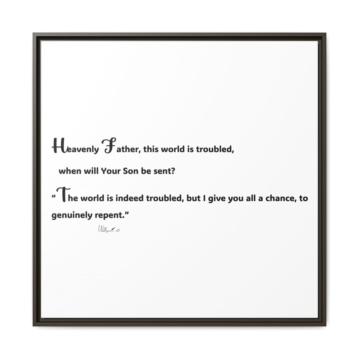 Matte Canvas, Framed (Multi-color)