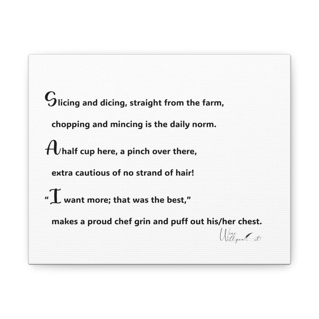 Canvas Gallery Wraps