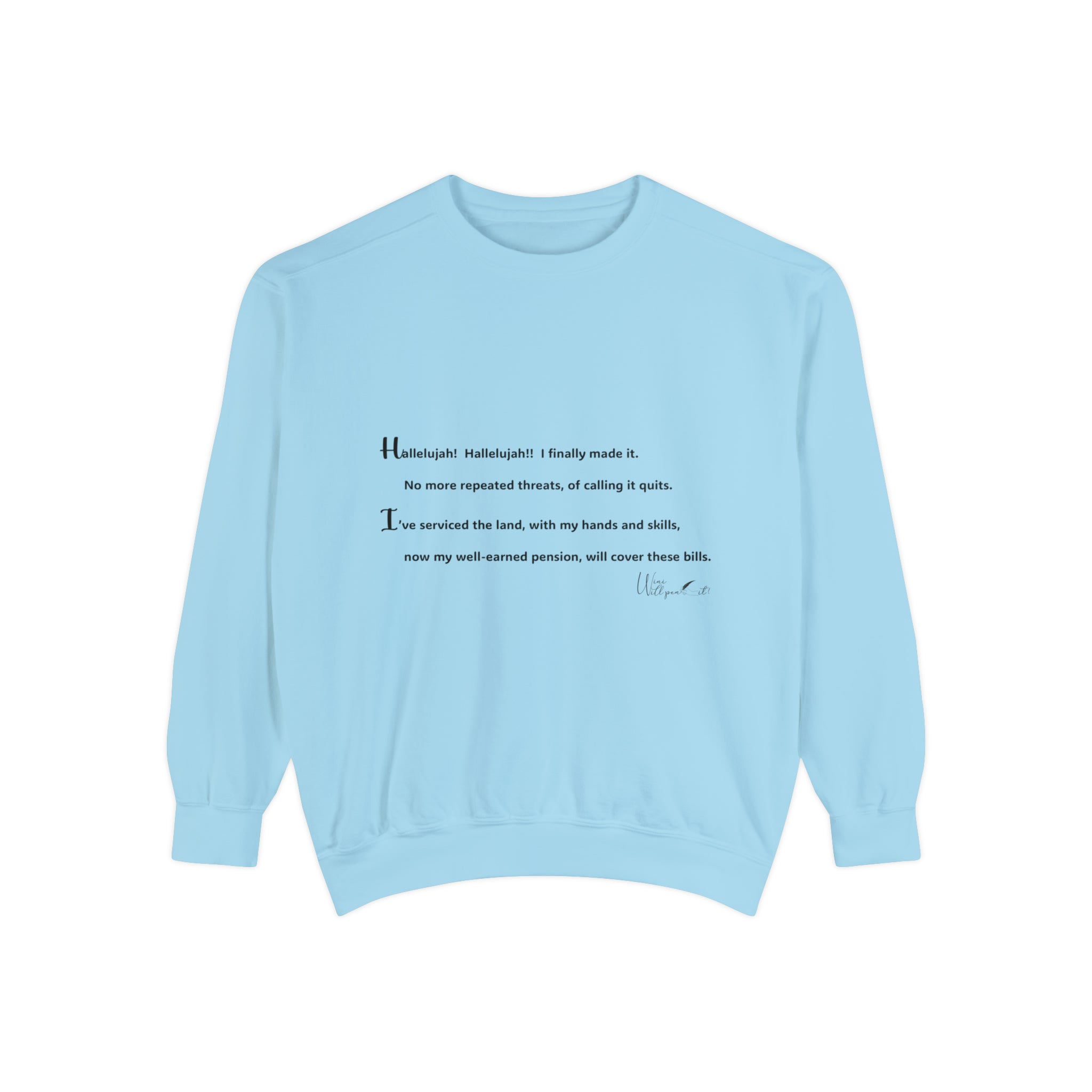 Unisex Garment-Dyed Sweatshirt