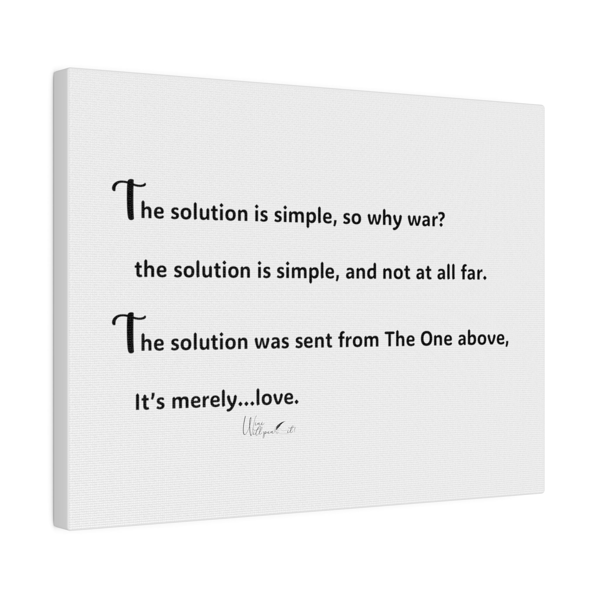 Matte Canvas, Stretched, 0.75"