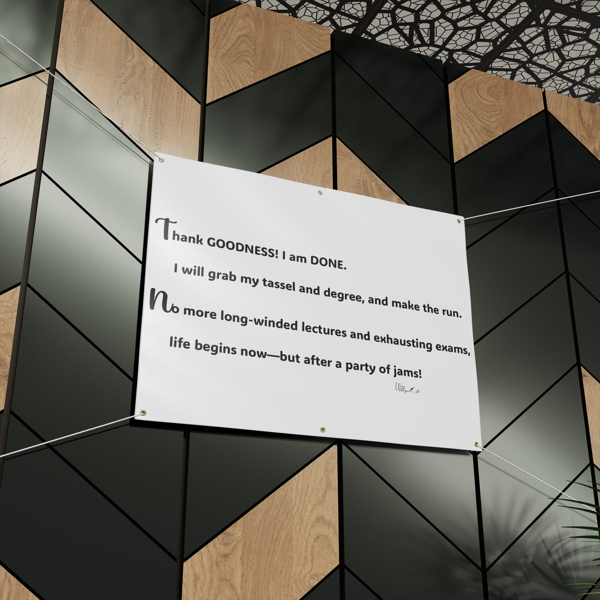 Matte Banner