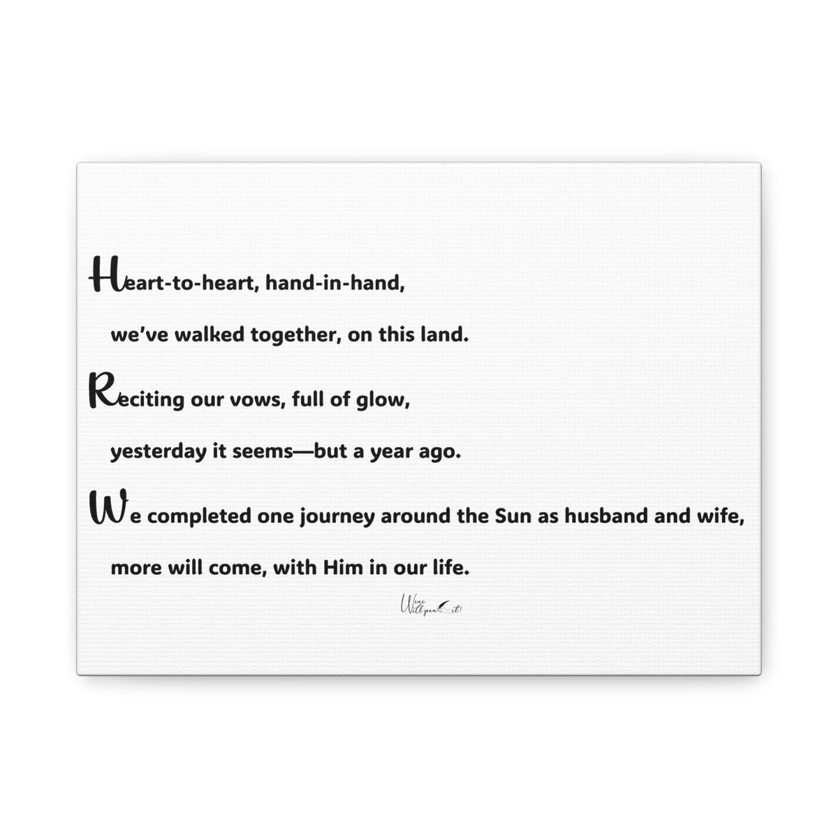 Matte Canvas, Stretched, 1.25"