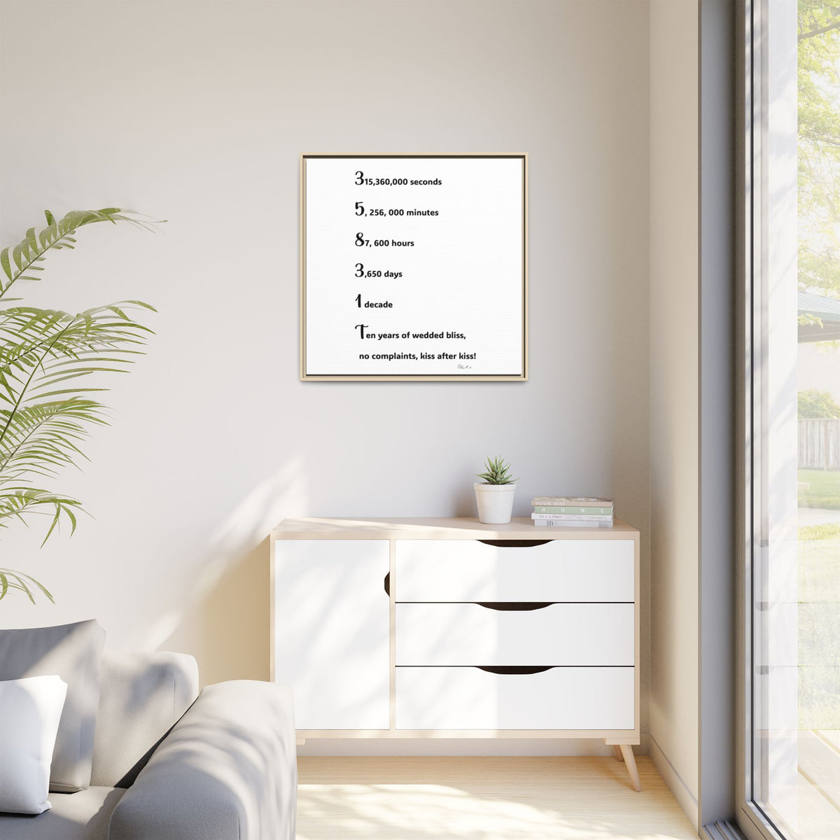 Matte Canvas, Framed (Multi-color)