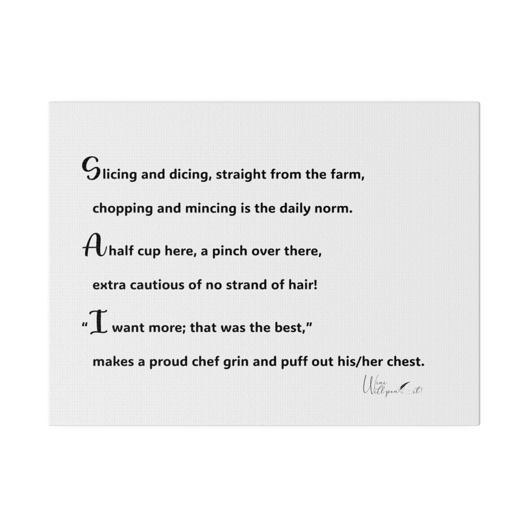 Matte Canvas, Stretched, 0.75"