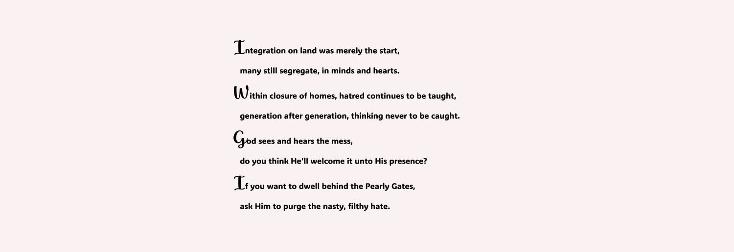 RACISM POEM