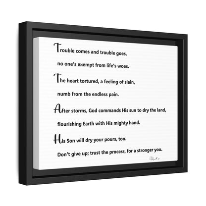 Matte Canvas, Framed (Multi-color)