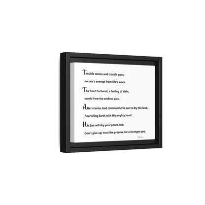 Matte Canvas, Framed (Multi-color)