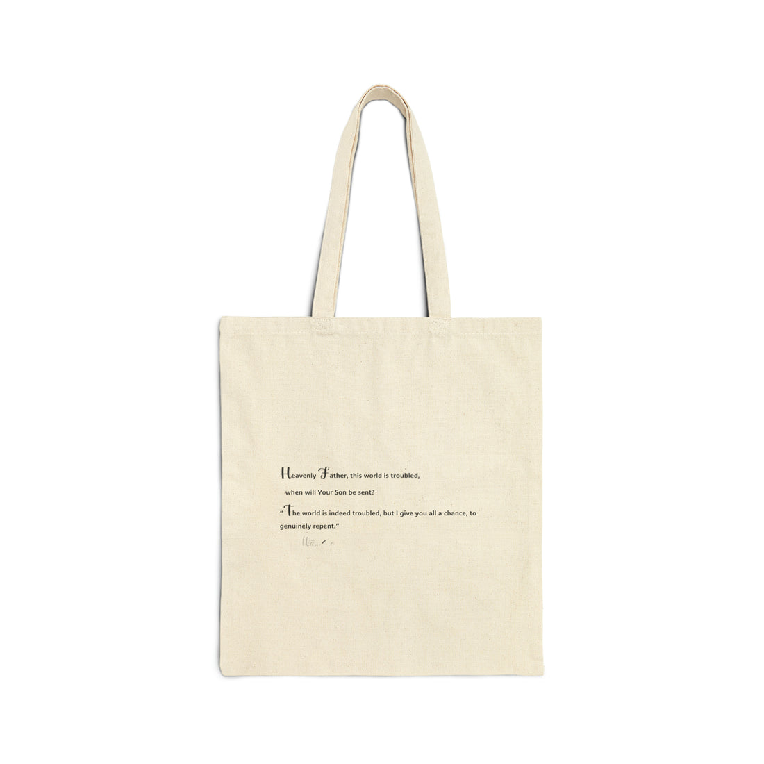 Cotton Canvas Tote Bag